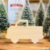 Toy Truck Shaped Craft Wood, Unfinished Tiered Tray Decor, DIY Craft Wood, Free Standing Truck, Ready to Paint Wood Truck, Nursery DIY Decor, Free Standing Craft Wood, Ready to Paint Craft Wood, Christmas Tiered Tray Decor, DIY Christmas Decor