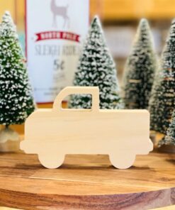 Toy Truck Shaped Craft Wood, Unfinished Tiered Tray Decor, DIY Craft Wood, Free Standing Truck, Ready to Paint Wood Truck, Nursery DIY Decor, Free Standing Craft Wood, Ready to Paint Craft Wood, Christmas Tiered Tray Decor, DIY Christmas Decor