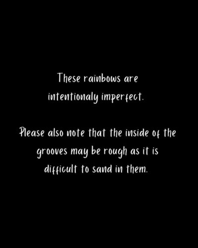 Rainbow Shaped Craft Wood - Image 4
