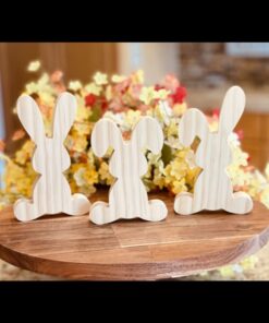 Standing Bunny Shaped Craft Wood, Unfinished Tiered Tray Decor, Wood Bunny, DIY Easter Decor, DIY Wood Crafts, Ready to Paint Craft Wood, Unfinished Wood Craft, Easter Crafts, Easter Tiered Tray Decor, Free Standing Wood Bunny, Read to Paint Bunny