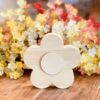 Daisy Flower Shaped Craft Wood, Unfinished Tiered Tray Decor, Wood Daisy, DIY Easter Decor, DIY Wood Crafts, Spring Daisy, Spring Flower, DIY Spring Decor, Ready to Paint Craft Wood, Unfinished Wood Craft, Easter Crafts, Spring Tiered Tray Decor, Free Standing Wood Daisy, Read to Paint Wood Daisy