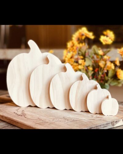 Unfinished Wood Pumpkin, Fall Tiered Tray Decor, DIY Pumpkin, Ready to Paint Wood Pumpkin, Chunky Pumpkin, DIY Fall Decor