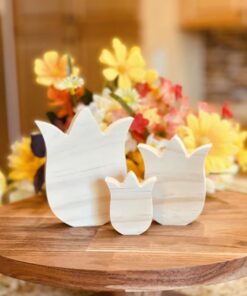 Tulip Flower Shaped Craft Wood, Unfinished Tiered Tray Decor, Wood Tulip, DIY Easter Decor, DIY Wood Crafts, Spring Tulip Flower, Spring Flower, DIY Spring Decor, Ready to Paint Craft Wood, Unfinished Wood Craft, Easter Crafts, Spring Tiered Tray Decor, Free Standing Wood Tulip, Read to Paint Wood Tulip