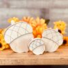 Unfinished Wood Acorn, Fall Tiered Tray Decor, DIY Acorn, Ready to Paint Wood Acorn, Chunky Acorn, DIY Fall Decor