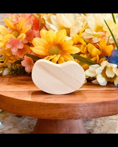 Bean Shaped Craft Wood, Unfinished Tiered Tray Decor, Wood Bean, DIY Easter Decor, DIY Wood Crafts, DIY Spring Decor, Ready to Paint Craft Wood, Unfinished Wood Craft, Easter Crafts, Easter Tiered Tray Decor, Free Standing Wood Bean, Read to Paint Wood Bean