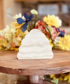 Beehive Shaped Craft Wood, Unfinished Tiered Tray Decor, Wood Beehive, DIY Wood Crafts, DIY Spring Decor, Ready to Paint Craft Wood, Unfinished Wood Craft, Spring Crafts, Spring Tiered Tray Decor, Ready to Paint Beehive