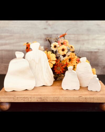 Curvy Pumpkin Shaped Craft Wood - Image 5