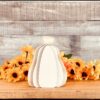 Unfinished Wood Pumpkin, Fall Tiered Tray Decor, DIY Pumpkin, Ready to Paint Wood Pumpkin, Chunky Pumpkin, DIY Fall Decor