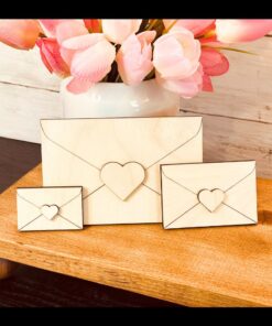 DIY Love Letter Shaped Craft Wood, Unfinished Tiered Tray Decor, Wood Love Letter, Ready to Paint Love Letter, Valentines Day DIY Decor, DIY Love Letter, Ready to Paint Craft Wood, Unfinished Wood Craft, Valentines Day Crafts, Valentines Day Tiered Tray Decor