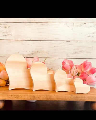 Fancy Heart Shaped Craft Wood - Image 7