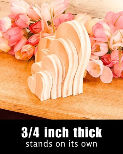 Fancy Heart Shaped Craft Wood - Image 4