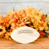 Football Shaped Craft Wood, Unfinished Tiered Tray Decor, Sports Craft Wood, DIY Sports Decor, Ready to Paint Football, Ready to Paint Craft Wood, Unfinished Tiered Tray Decor, DIY Craft Wood, Free Standing Craft Wood, DIY Football Craft