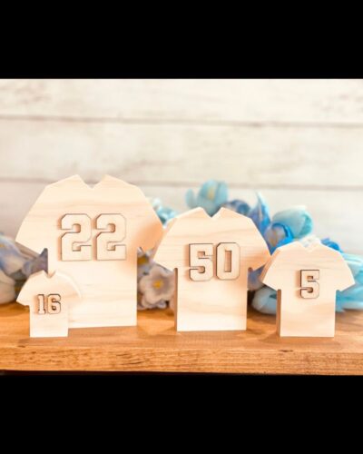 Sports Jersey Shaped Craft Wood - Image 6