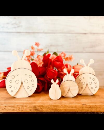 Ladybug Shaped Craft Wood - Image 6