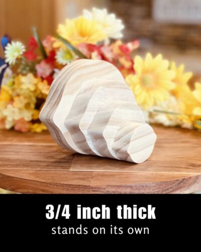 Lemon Shaped Craft Wood - Image 3