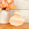 Marshmallow Chick Shaped Craft Wood, Unfinished Tiered Tray Decor, Wood Chick, DIY Easter Decor, DIY Wood Crafts, DIY Spring Decor, Ready to Paint Craft Wood, Unfinished Wood Craft, Easter Crafts, Easter Tiered Tray Decor, Free Standing Wood Chick, Read to Paint Wood Chick