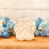 Paw Print Shaped Craft Wood, Unfinished Tiered Tray Decor, DIY Craft Wood, Pet Decor, Free Standing Paw Print, Unfinished Wood Paw Print, Ready to Paint Craft Wood, Free Standing Craft Wood