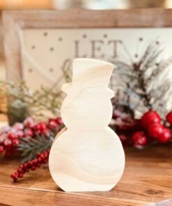 Snowman Shaped Craft Wood, Winter Tiered Tray Decor, Winter Craft Wood, Christmas Decor, Christmas DIY Decor, Snowman Cut Out, Unfinished Wood Snowman, Ready to Paint Craft Wood, Ready to Paint Wood Snowman, Free Standing Craft Wood, Winter Decor, DIY Winter Decor