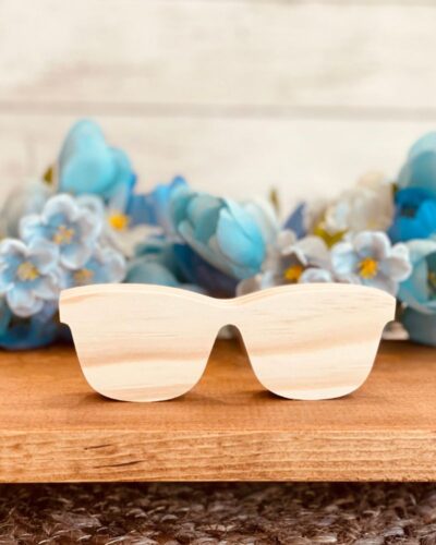 Sunglasses Shaped Craft Wood, Unfinished Tiered Tray Decor, Free Standing Sunglasses, Summer Decor, Ready to Paint Wood Sunglasses, Beach Decor, Ready to Paint Craft Wood, Free Standing Craft Wood, DIY Tiered Tray Decor, DIY Chunky Wood Sunglasses