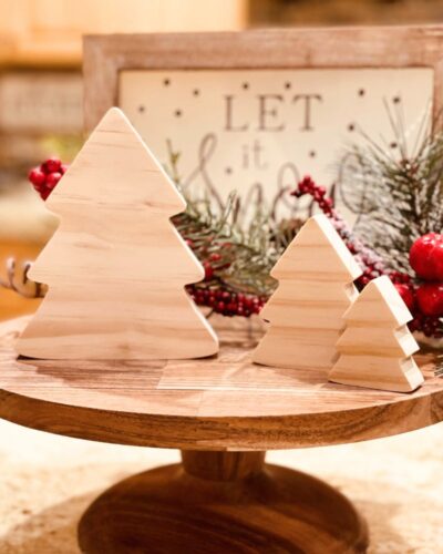 Tree Shaped Craft Wood, Unfinished Wood Tree, Tiered Tray Decor, DIY Craft Wood, Ready to Paint Wood Tree, Wood Craft Tree, Unfinished Tiered Tray Decor, Free Standing Craft Wood, Ready to Paint Craft Wood, Christmas Tiered Tray Decor, DIY Christmas Decor