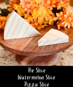 Triangle Shaped Craft Wood, Pie Slice, Watermelon Slice, Pizza Slice, Triangle Shape, Tiered Tray Decor, Free Standing Triangle, Chunky Craft Wood, Unfinished Tiered Tray Decor, Unfinished Tiered Tray Decor, Ready to Paint Craft Wood