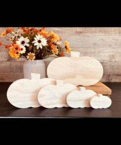 Unfinished Wood Pumpkin, Fall Tiered Tray Decor, DIY Pumpkin, Ready to Paint Wood Pumpkin, Chunky Pumpkin, DIY Fall Decor