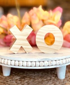 X and O Letter Shaped Craft Wood, Unfinished Tiered Tray Decor, Free Standing Wood Letters, Ready to Paint Letters, Valentines Day DIY Decor, DIY X and O Letters, Ready to Paint Craft Wood, Unfinished Wood Craft, Valentines Day Crafts, Valentines Day Tiered Tray Decor