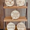 DIY Wood Christmas Ornaments (Larger Size), Unfinished Christmas Ornaments, Ready to Paint Christmas Ornaments, DIY Wood Blanks