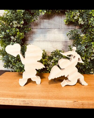 Cupid Shaped Craft Wood