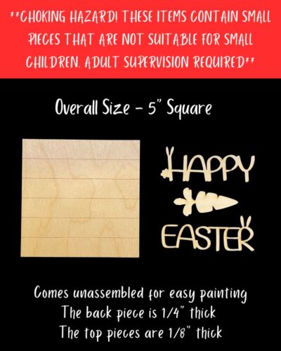 DIY Happy Easter Sign & Carrot - Image 2