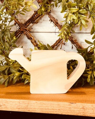 Watering Can Shaped Craft Wood