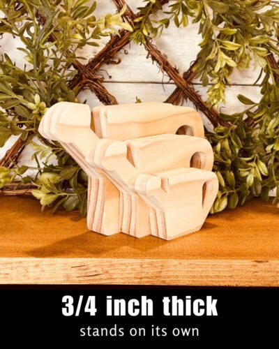 Watering Can Shaped Craft Wood - Image 4