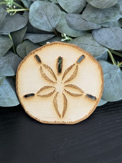 Sand Dollar with Engraved Design - Image 3