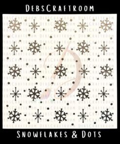 Alternative view of Winter Sky Stencils